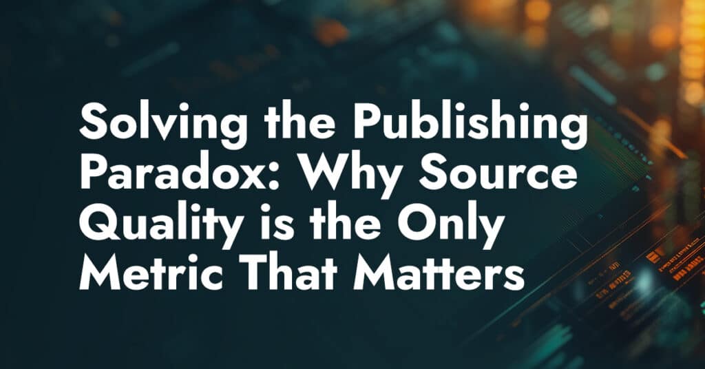 Solving the Publishing Paradox