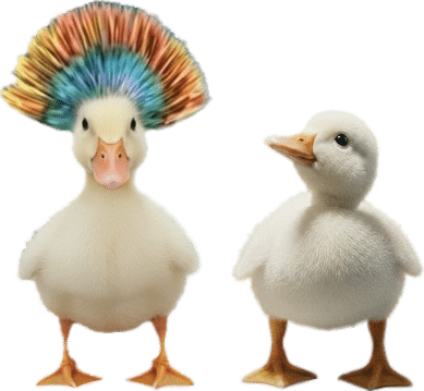 2 ducks